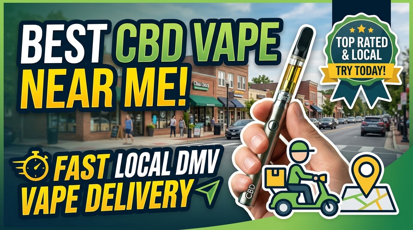 Best CBD Vape Near Me | Fast Local DMV Vape Delivery