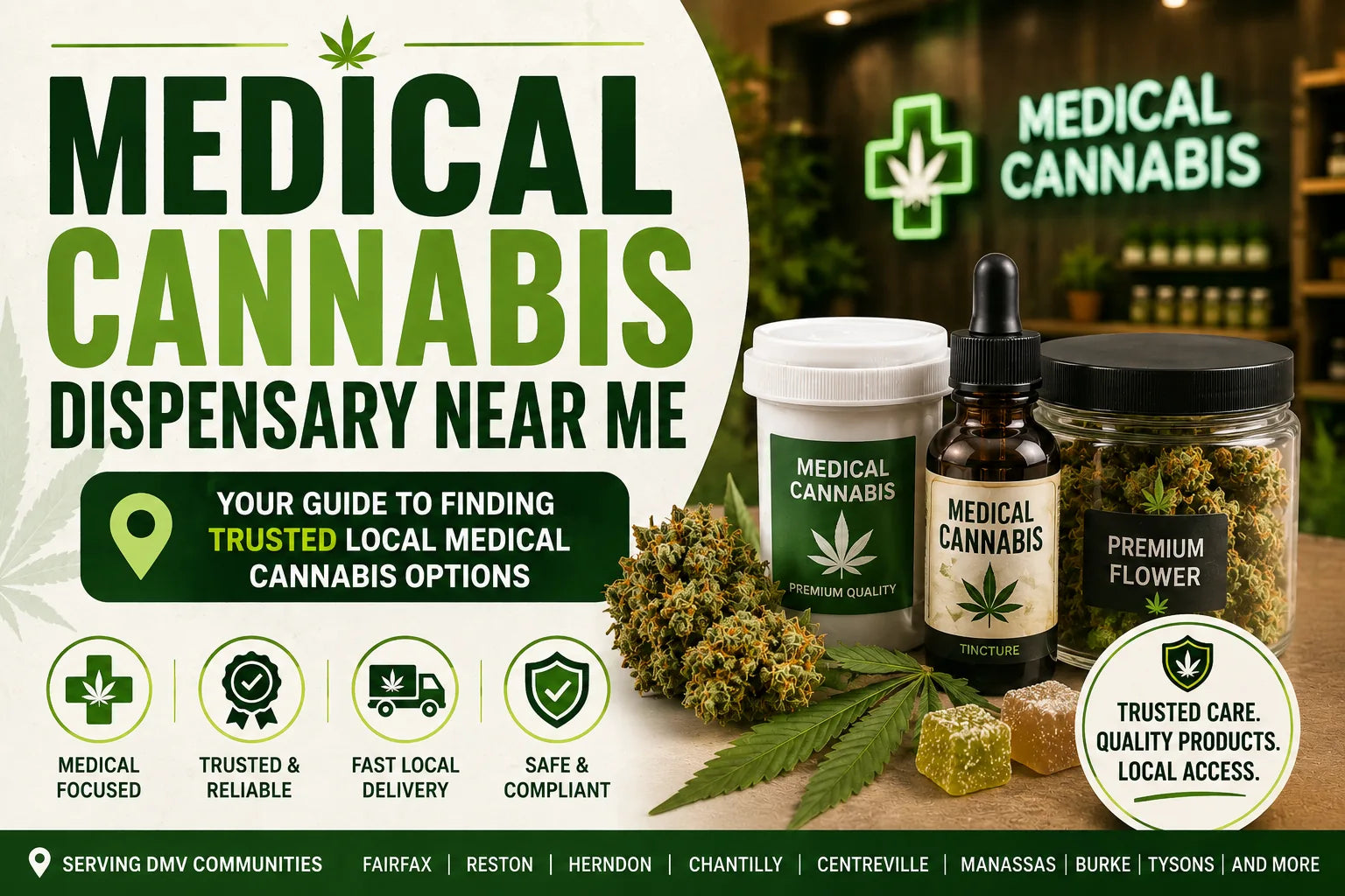 “Medical cannabis dispensary near me – trusted local medical cannabis options with premium products and delivery”