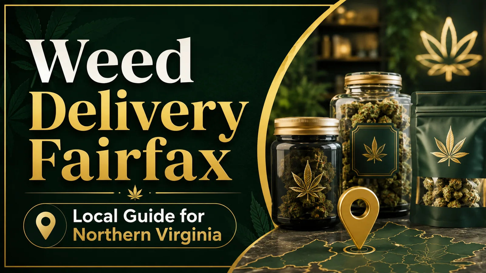 Weed delivery Fairfax guide with DMV Cannabis Delivery products and Northern Virginia local delivery service.