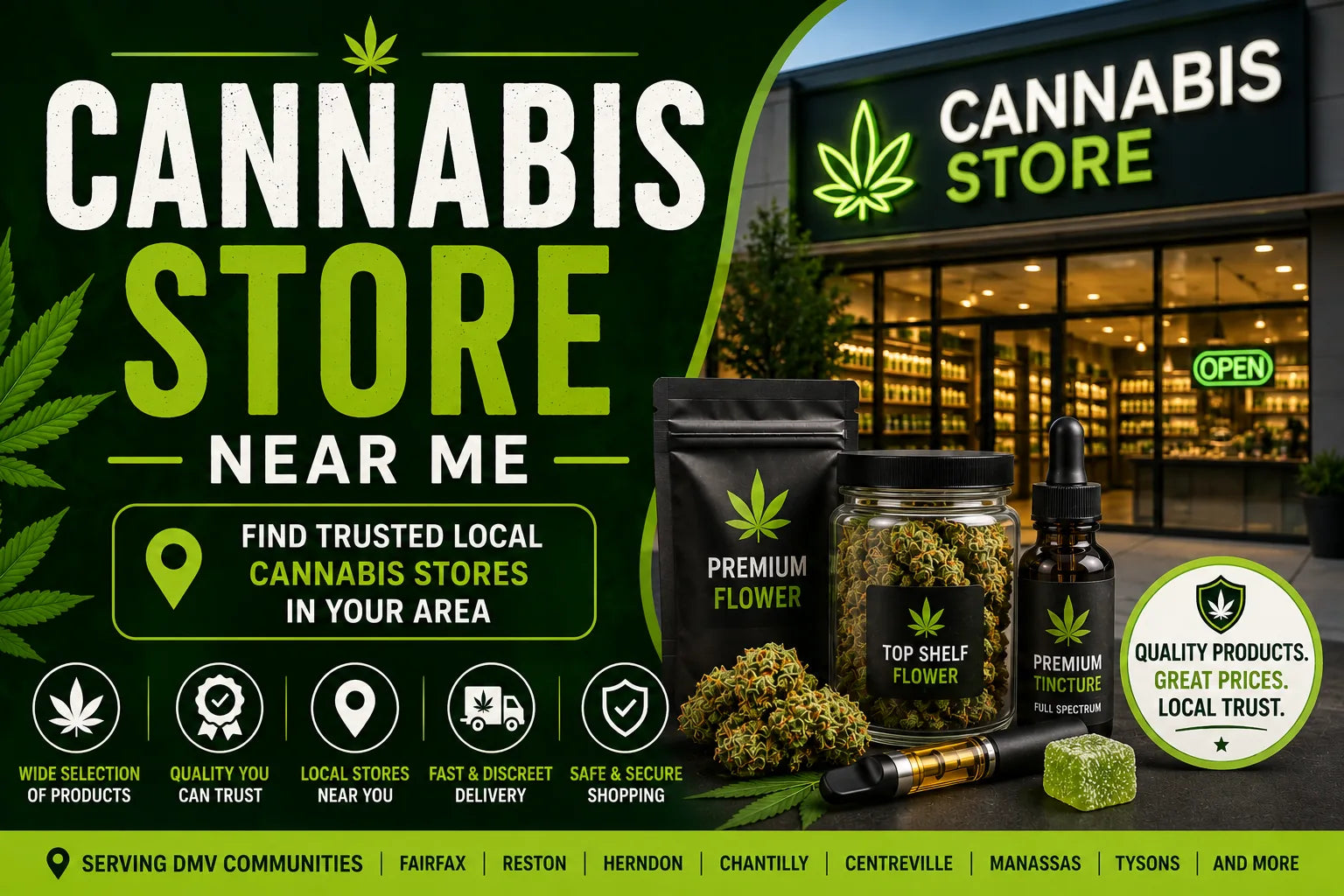 “Cannabis store near me – trusted local cannabis shop with premium products & fast discreet delivery”