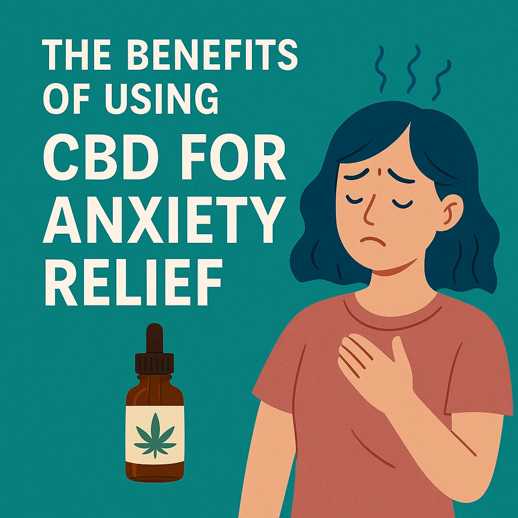 An image illustrating the calming effects of CBD oil, emphasizing its potential to alleviate anxiety symptoms naturally