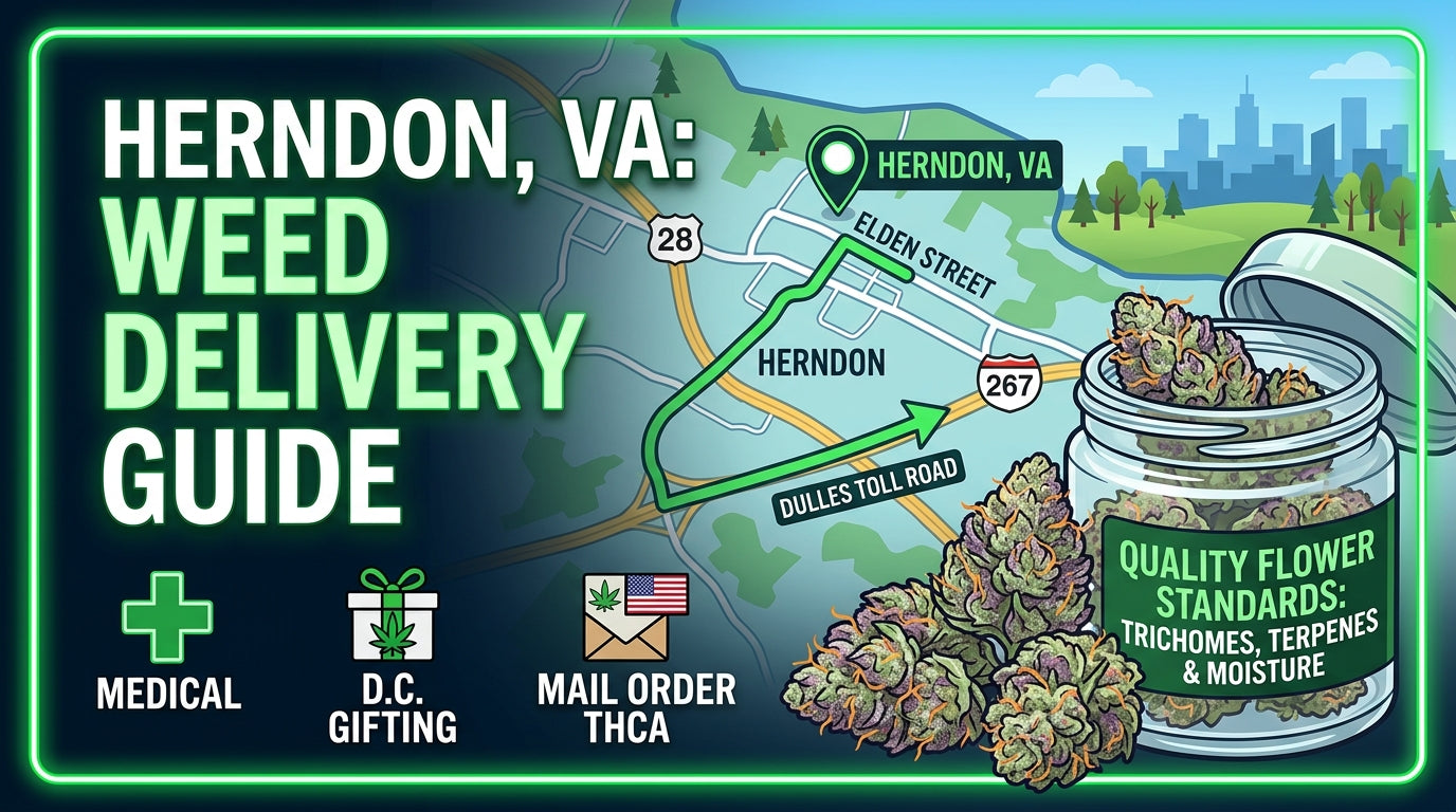 A Local Guide to Cannabis Logistics, Legal Frameworks, and Flower Quality in Herndon, VA