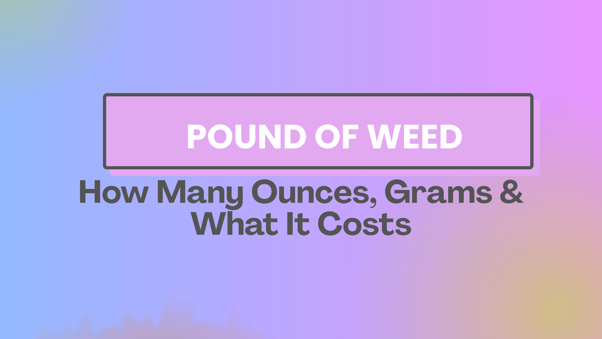 Pound of Weed: How Many Ounces, Grams & What It Costs