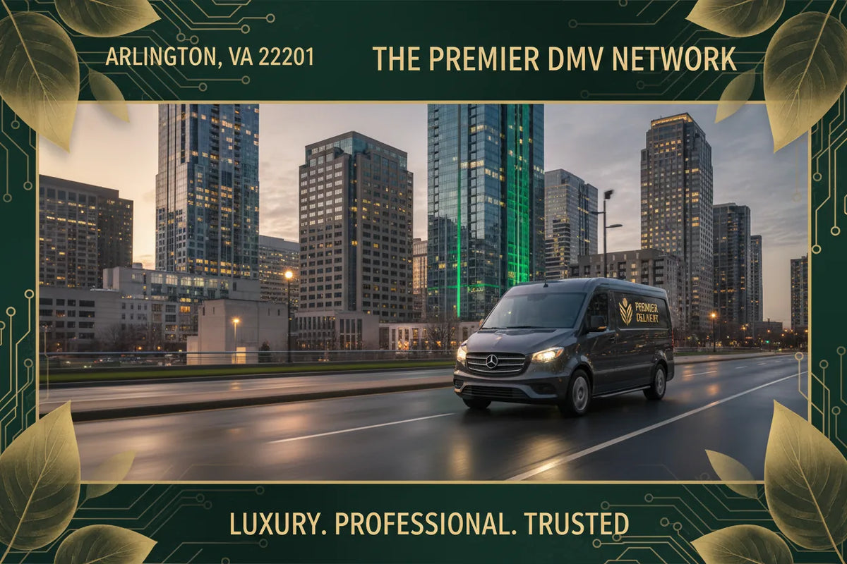 Elevated Cannabis Delivery in Arlington, VA 22201 | The Premier DMV Network