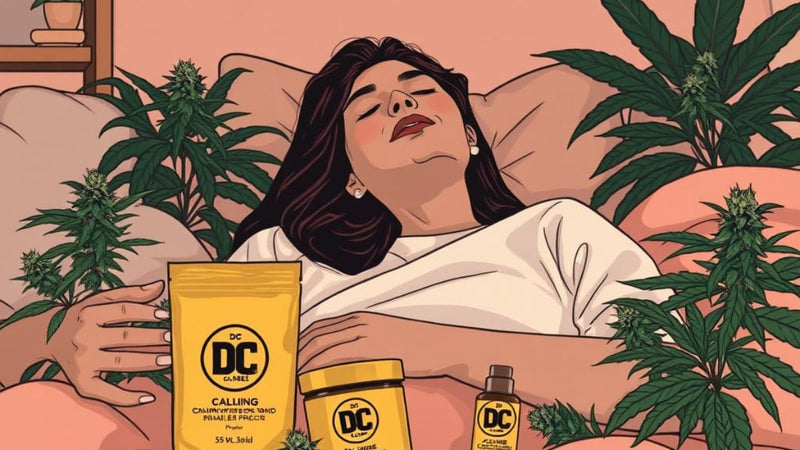 Gold Label Dark London indica strain review for relaxation in Washington DC — dense purple-green buds, trichome-covered premium indica for stress relief.