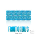 Buy 1000mg Blue Razz Fruit Chews (10 Pcs / 100mg each). High-potency THC gummies with fast & discreet weed delivery in Virginia and DMV.