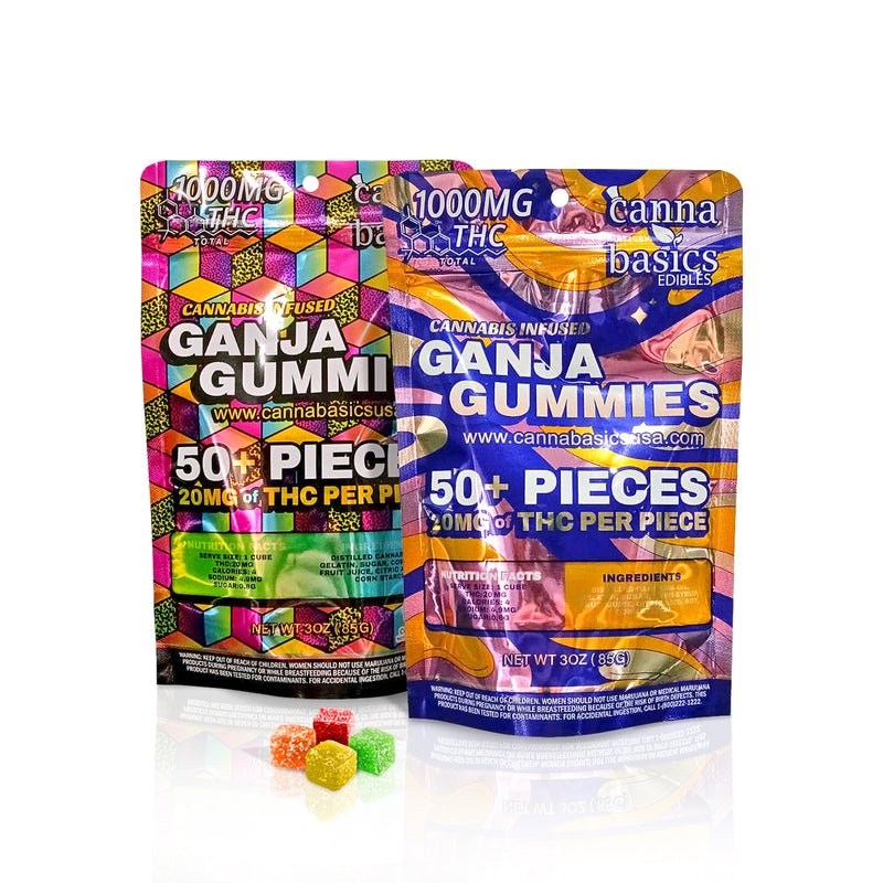 1000mg THC GANJA GUMMIES by CANNA BASICS