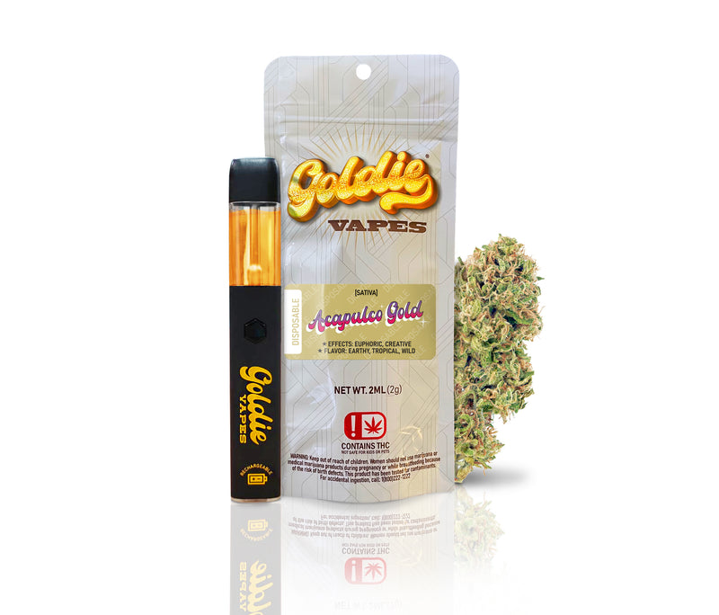 2-GRAM DISPOSABLE-GOLDIE VAPES-ACAPULCO GOLD