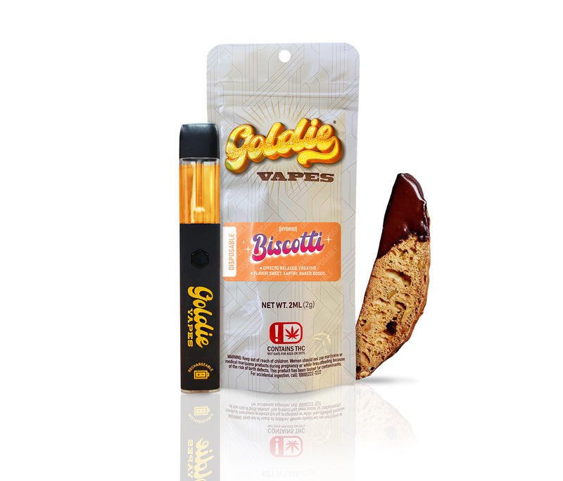 2-GRAM DISPOSABLE-GOLDIE VAPES-BISCOTTI