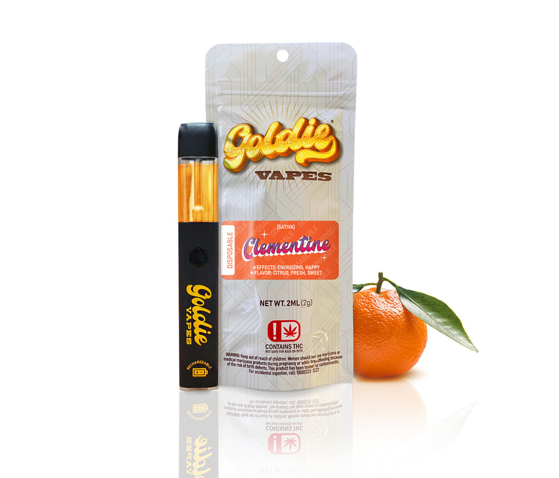 2-GRAM DISPOSABLE-GOLDIE VAPES-CLEMENTINE