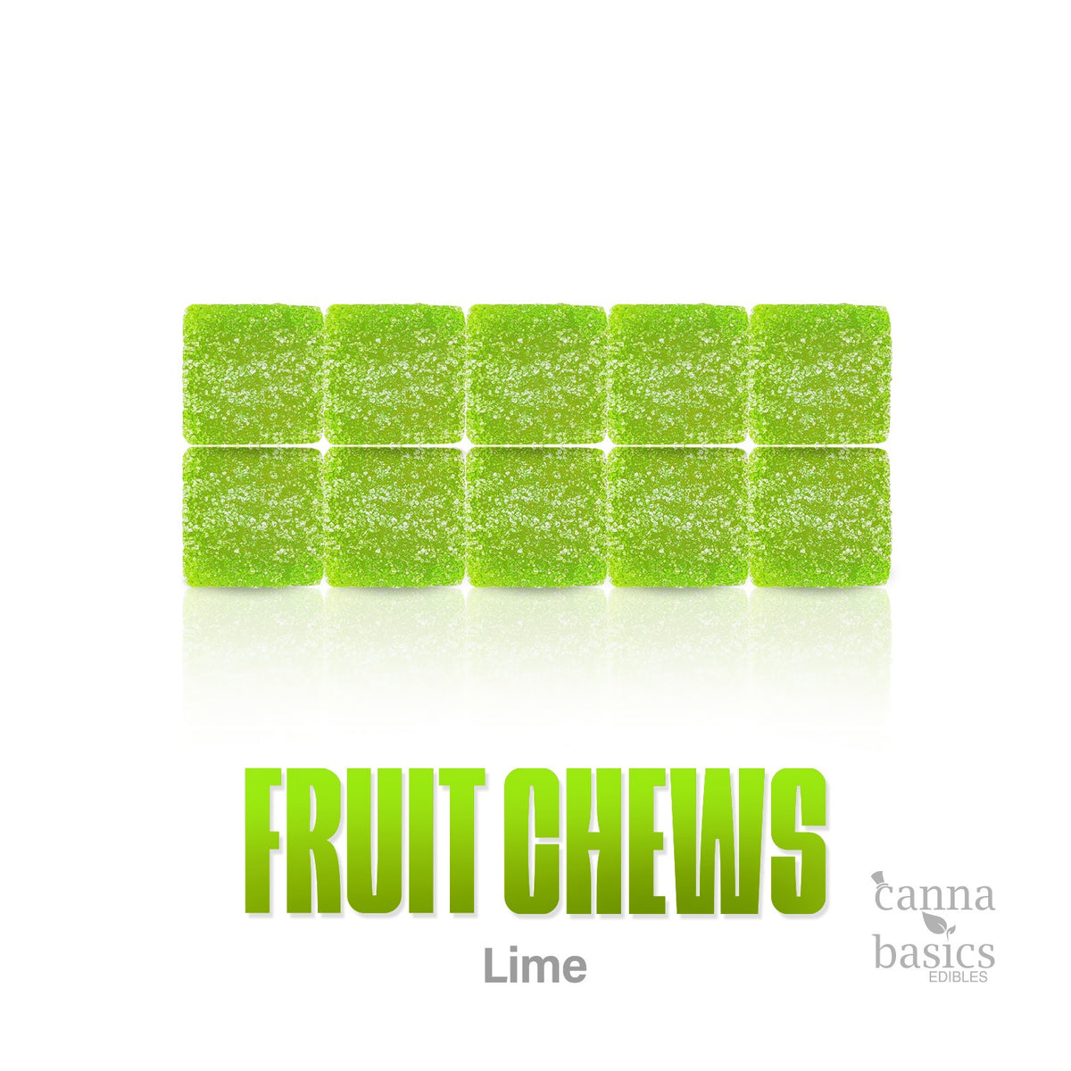 Lime THC gummies 1000mg pack