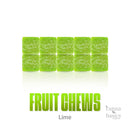 1000MG LIME FRUIT CHEWS - 10 PIECES