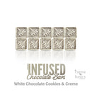 1000MG COOKIES "N" CREME WHITE CHOCOLATE - 10 PIECES