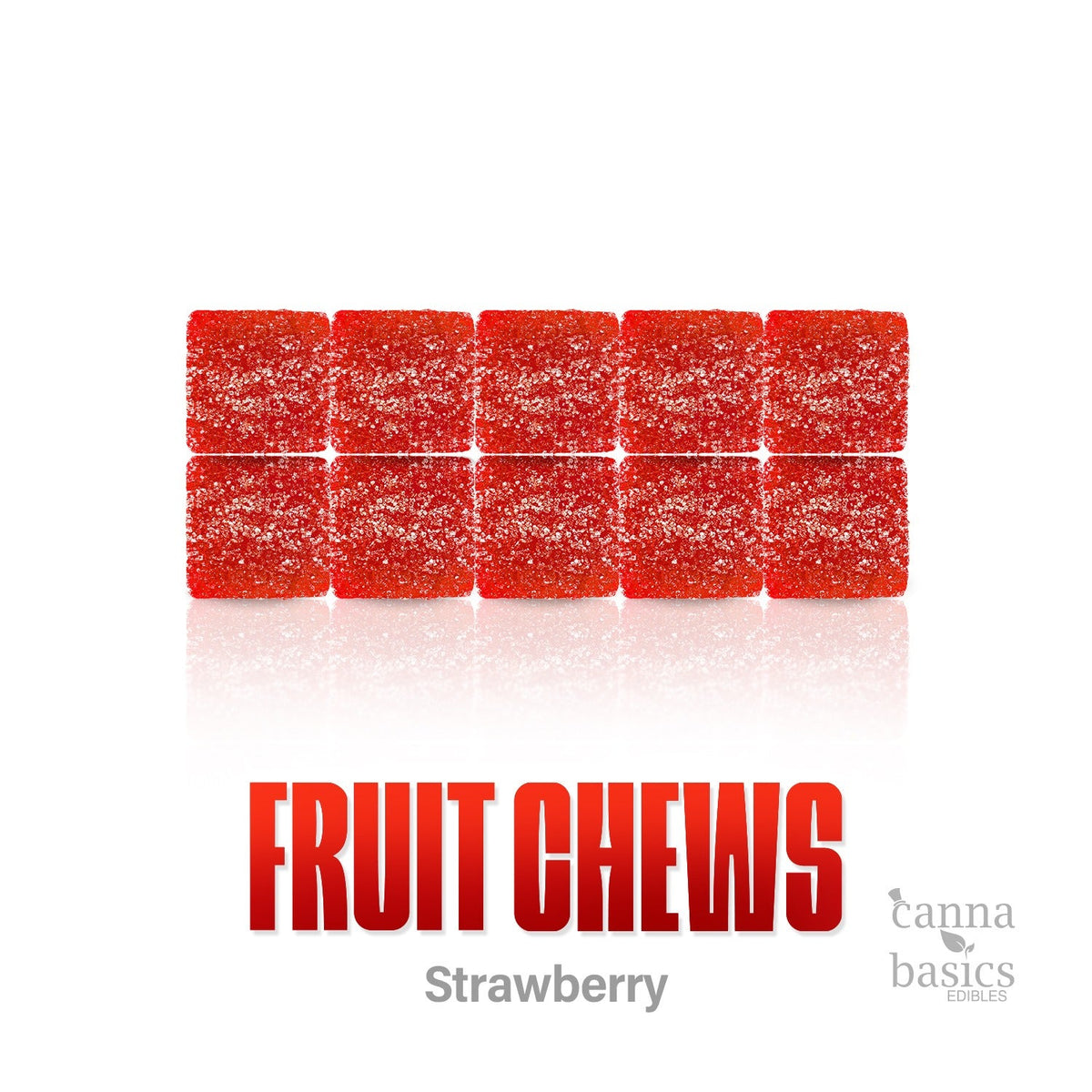 1000MG Strawberry THC Fruit Chews 3-Pack